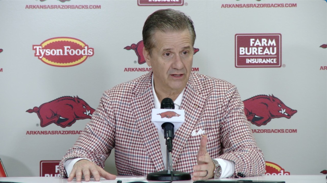 John Calipari postgame – Arkansas 105, Texas 85