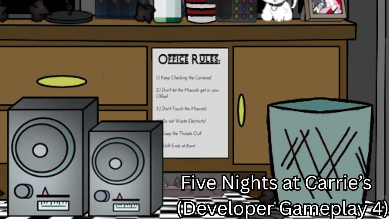 Five Nights at Carrie's 1 ((Developer Gameplay 4)) #fivenightsatfreddys