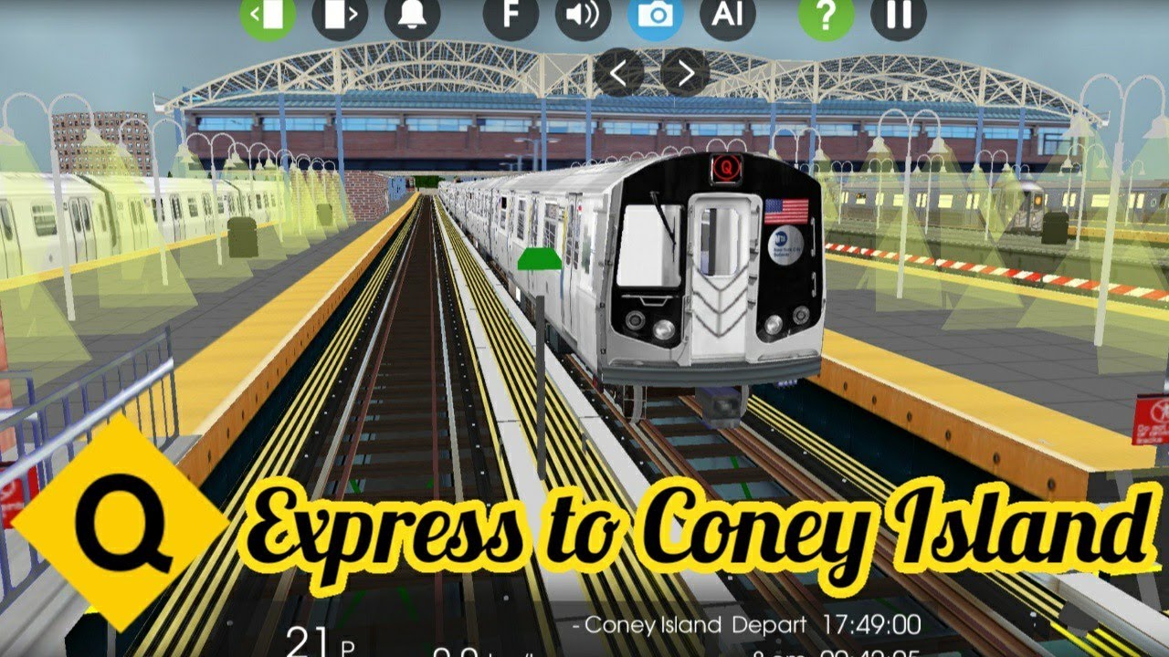 Hmmsim 2: Operating an R160 Seimens on the Q to Coney Island (via Brighton Express)