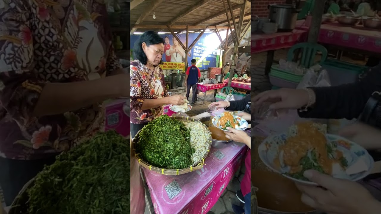 KULINER PECEL PUNTEN NIKMAT DI PESANTREN KEDIRI ‼️