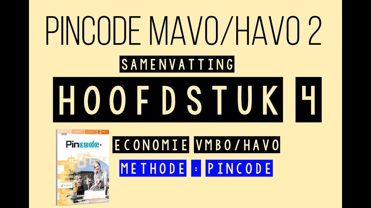 PINCODE VMBO TH/HAVO 2 Hoofdstuk 4 : Goed gemaakt? (6e editie Noordhoff Flex MAVO HAVO)