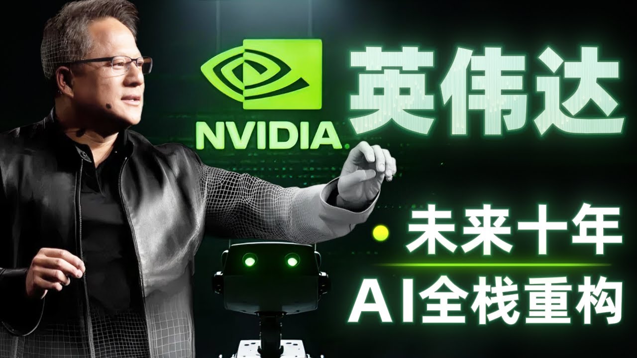 算力革命的总设计师！英伟达未来10年的AI蓝图！如何重构全栈生态？「超极氪」#nvidia #rtx #英伟达 #ai模型 #算力 #cpu #gpu #pc硬件 #科技 #晶体管 #token