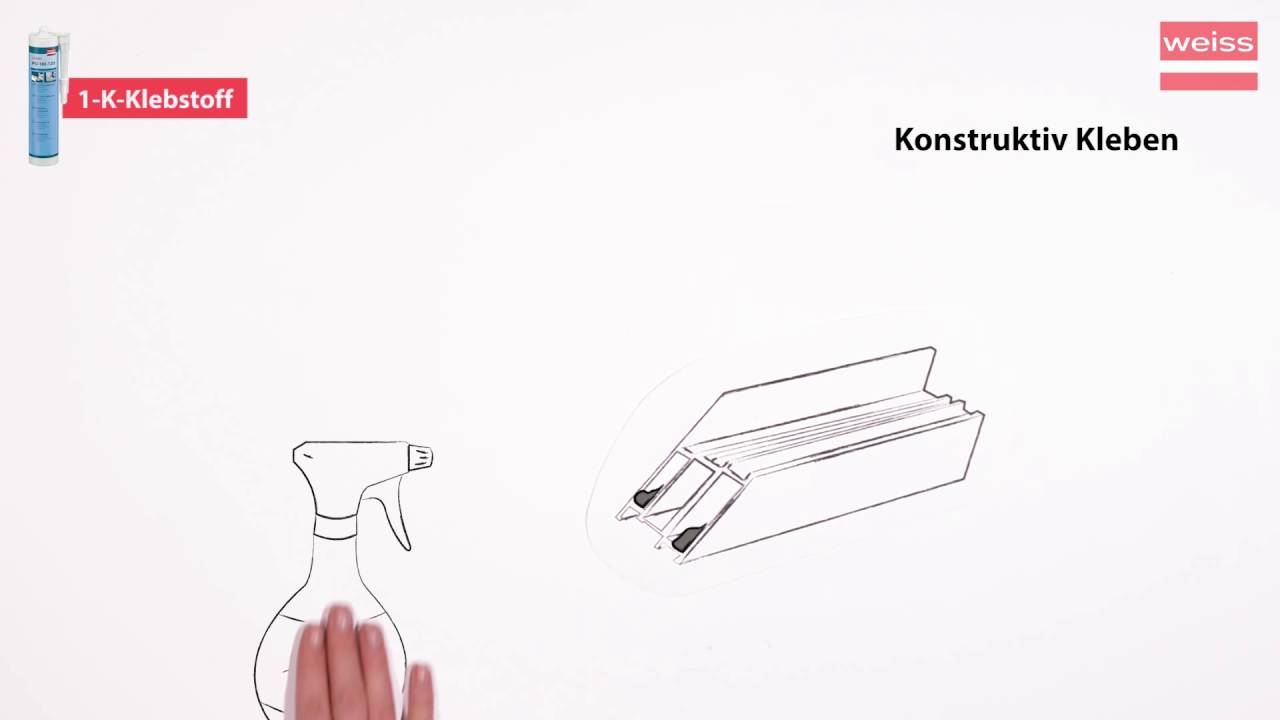 1-Komponenten Klebesysteme für den Metall- Fensterbau und Türenbau