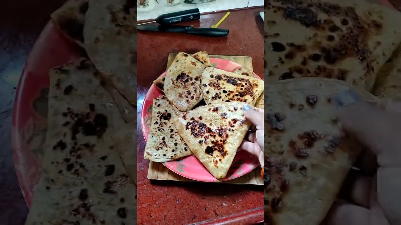 ଛୁରୀ ରେ ତିଆରି ପରଟା😂😂କେବେ କରିନଥିବେ 🤤Chini parata/parata/breakfast