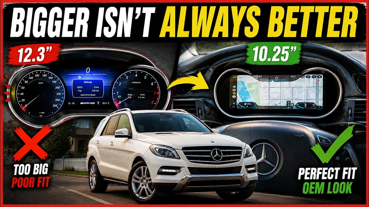 Установка и обзор цифровой приборной панели REEIIO с CarPlay для Mercedes ML, GLE, GLS и GL
