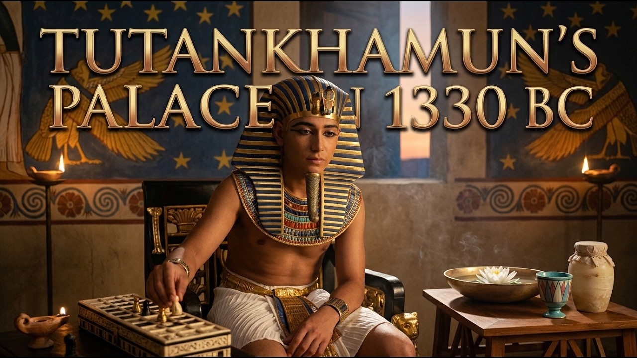 What It Was Like Living Inside Tutankhamun's Palace in Egypt in 1330 BC | AI Reconstruction