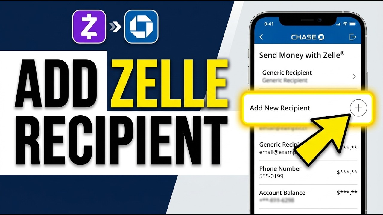 HOW TO ADD ZELLE RECIPIENT ON CHASE 2026 (Simple Guide)