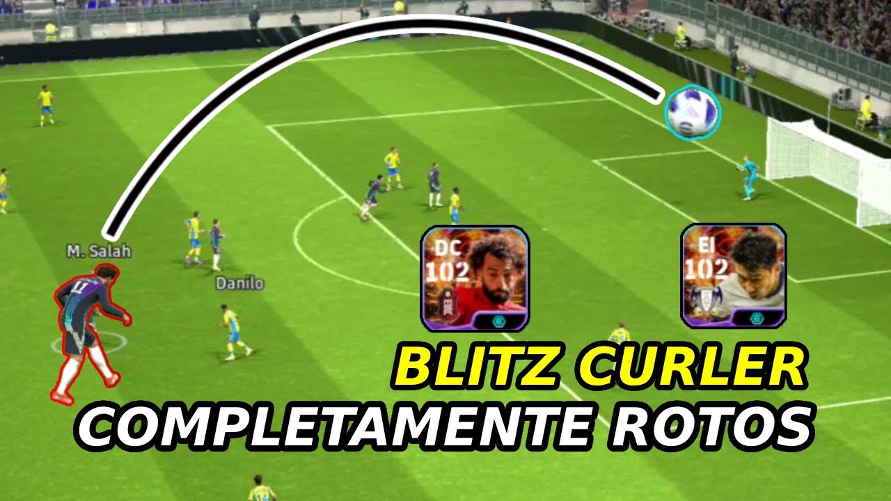 🔥Los BLITZ CURLER NO TIENEN SENTIDO en EFOOTBALL MOBILE 2024 🔥 *SON & SALAH DE 102*
