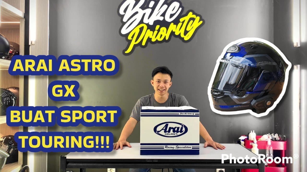 ARAI ASTRO GX TERBARU !!! BUAT SPORT TOURING