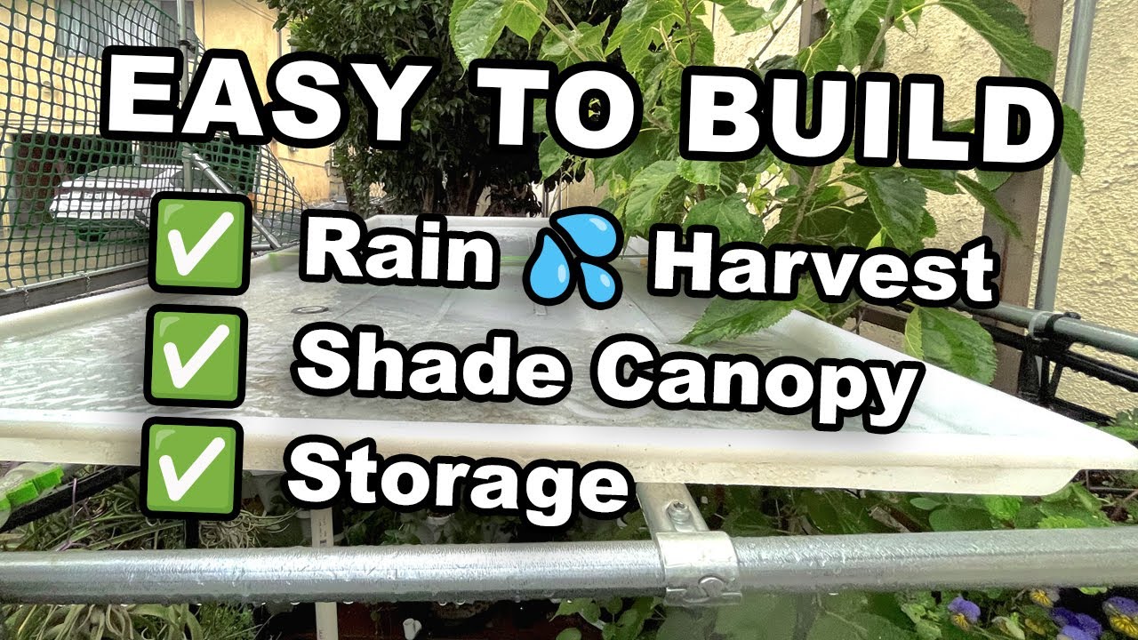 I Transformed a Shade Canopy to a Multifunction Conduit Structure