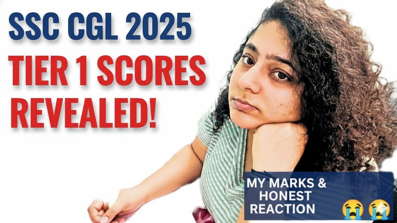 My SSC CGL 2025 Tier 1 Score Revealed | Marks & Honest Reaction😮😢 #ssccgl #ssccgl2025 #ssccglcutoff 