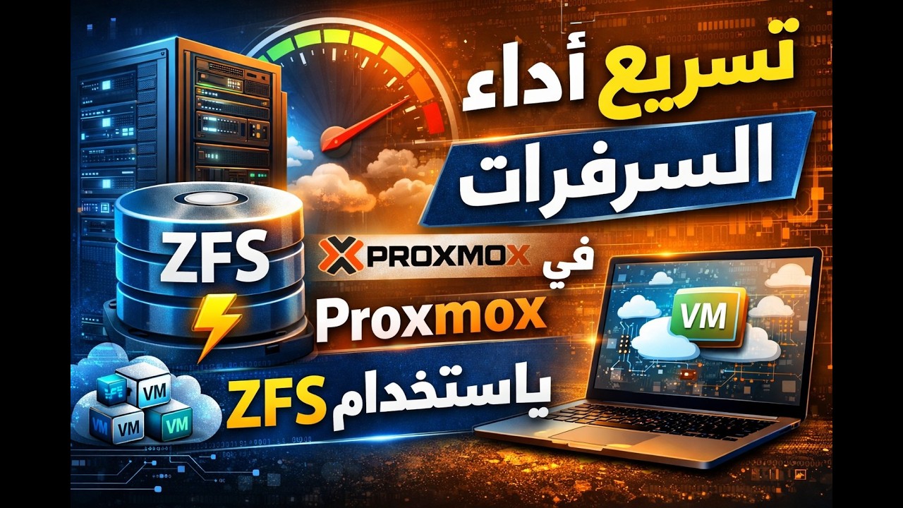 تحسين أداء التخزين في Proxmox باستخدام ZFS لتشغيل Virtual Machines بسرعة عالية