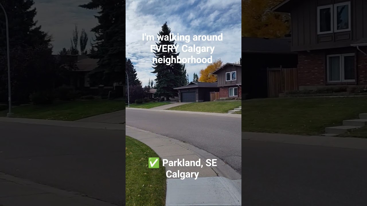 WALKING EVERY CALGARY NEIGHBORHOOD: Parkland #calgary #yyc #walkingyyc #calgaryneighborhoods #cnek