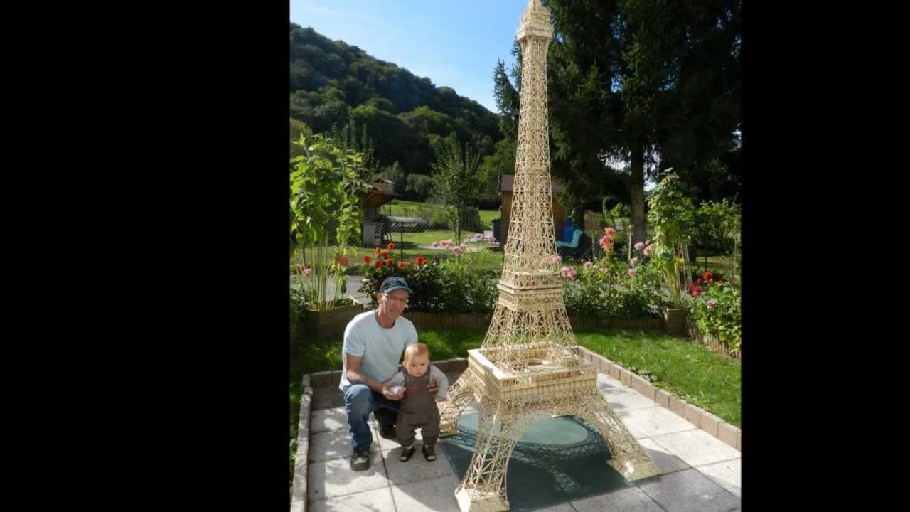 la tour eiffel en allumettes