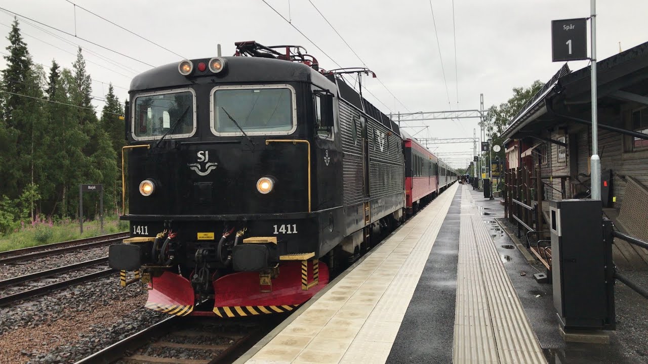 Murjek Station på Malmbanan i norra Sverige