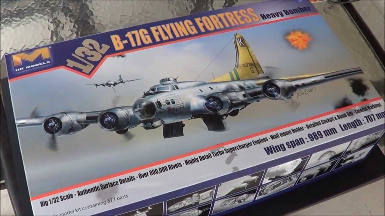Подробный обзор модели B-17G от HK Models 1/32, часть 1
