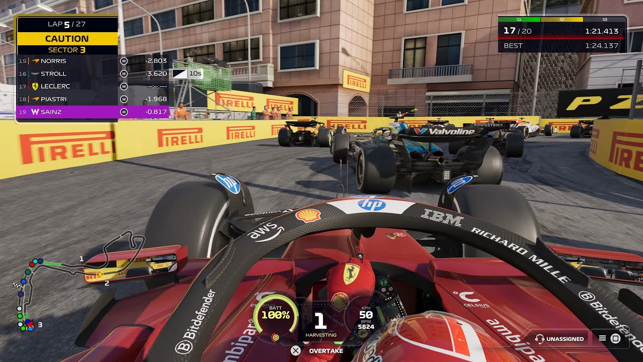 F1 25 | Monte Carlo | Ferrari SF-25 | Leclerc | DNF