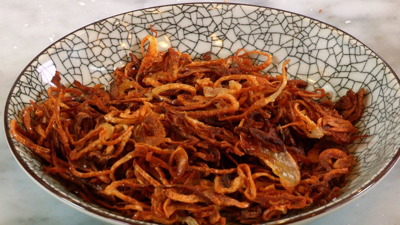 Cooking Fried Shallots - Mark Bittman