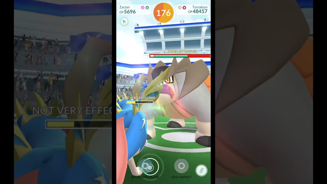 Extremely Close Terrakion Solo 😱 | Pokemon Go |
