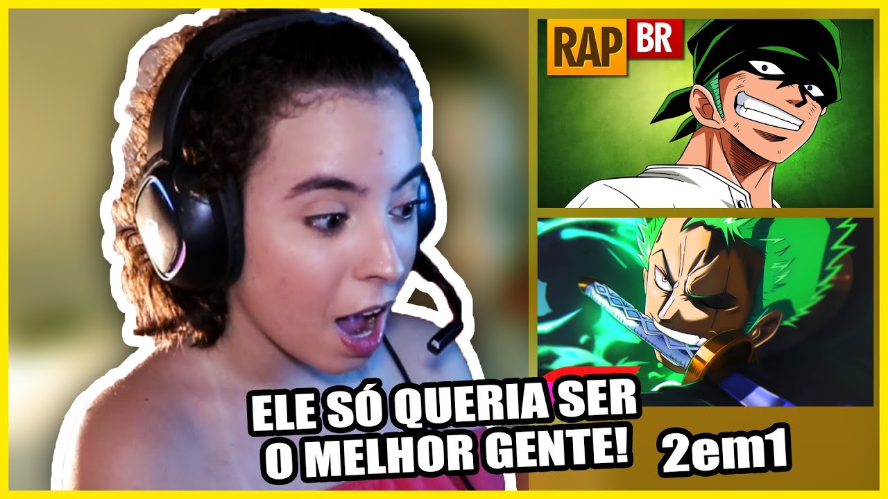 REACT - TAUZ E 7MINUTOZ - RAP DO ZORO ONE PIECE