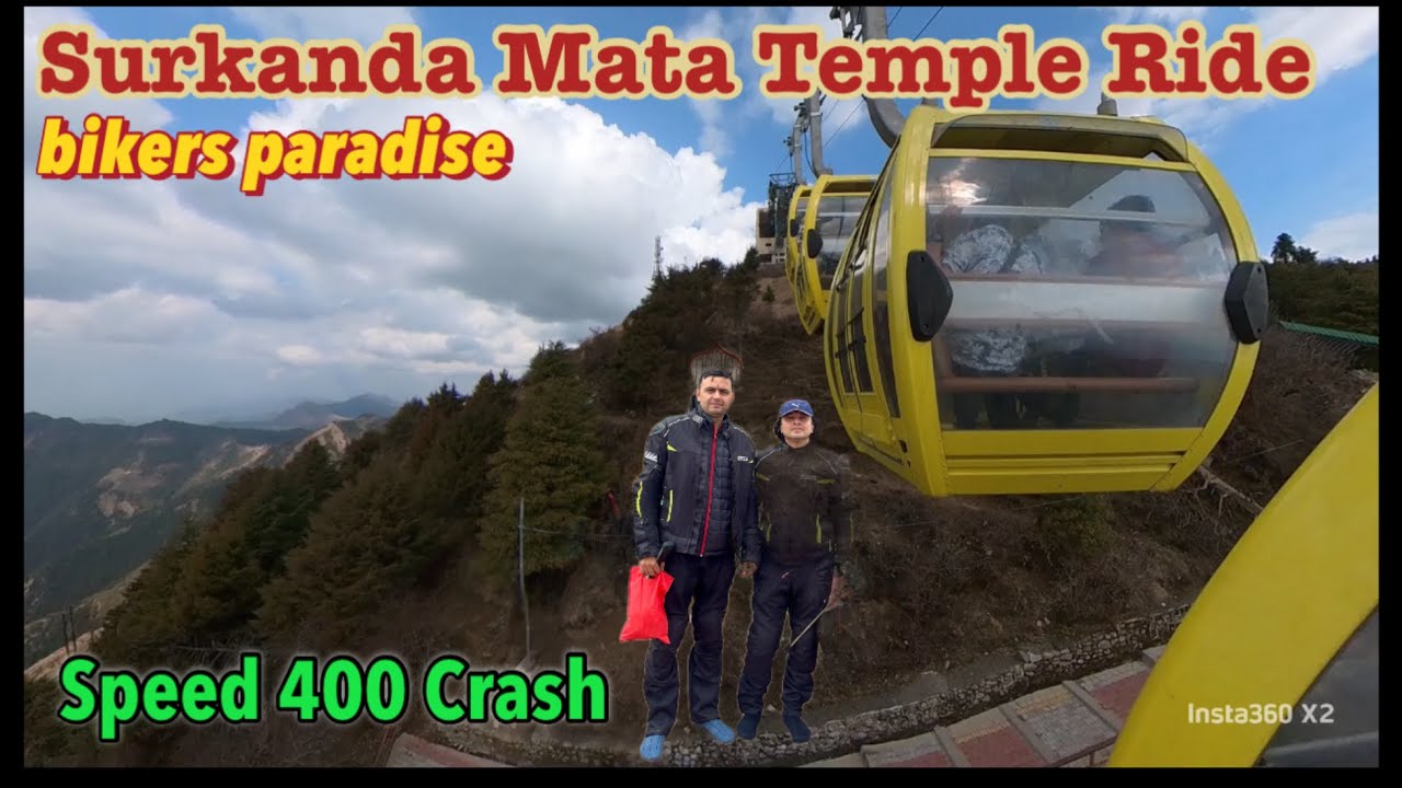 Most Scenic Ride | Stunning Ropeway Till Surkanda Mata I #himalayan450 I #speed400 I @NSRYDER