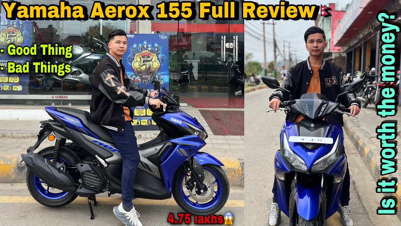 Yamaha Aerox 155 Full Detailed Review in Nepal🇳🇵| Is it Worth 4.75 lakh ?