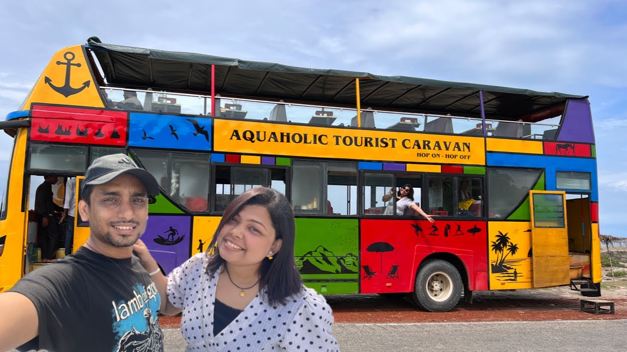 Aquaholic Tourist Caravan, Cox's Bazar | Double Decker Tourist Bus Review in 2,500 taka