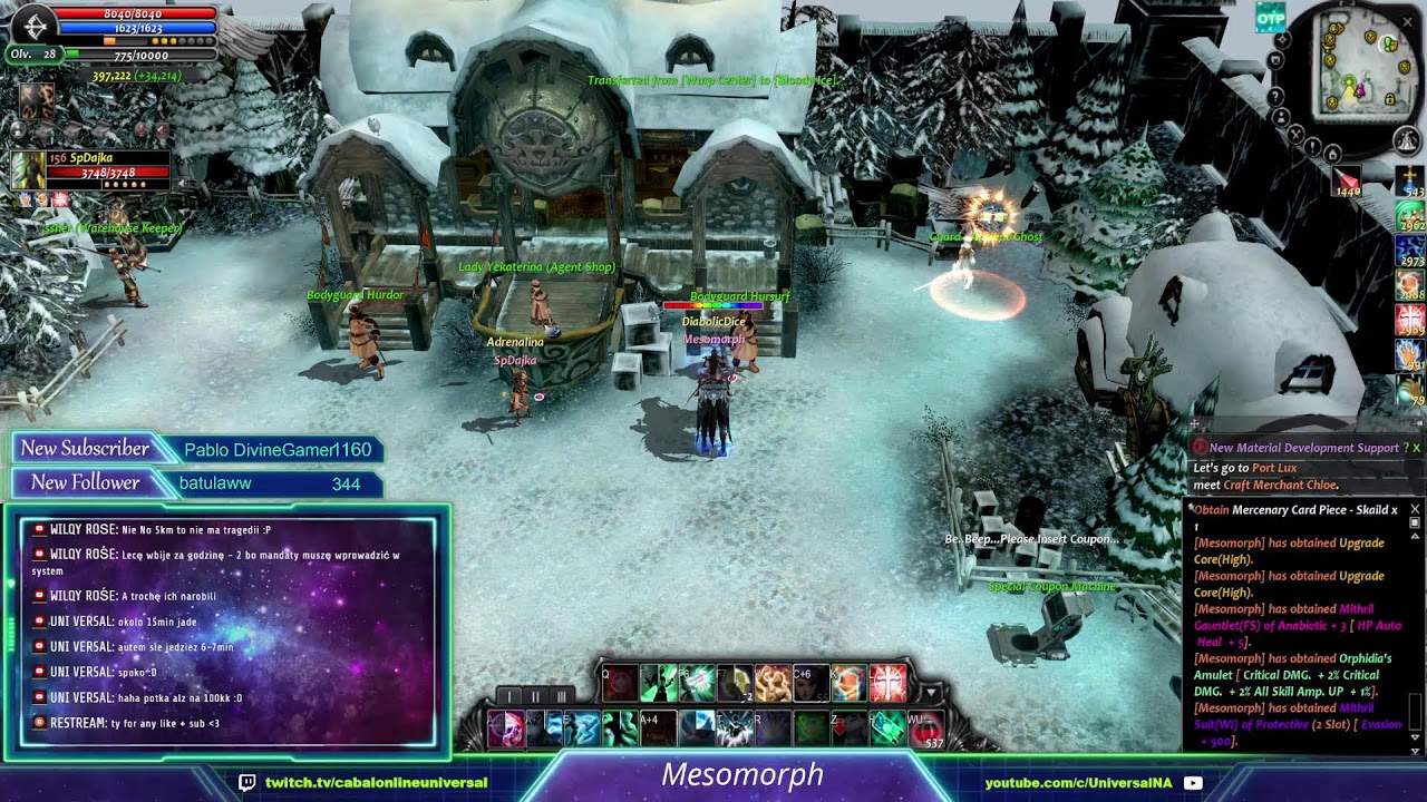 💥Mesomorph #Cabal Online Mercury EU【FArcher】 game as 3 months 💪NO CASH NO CC NO PREMIUM 🎵