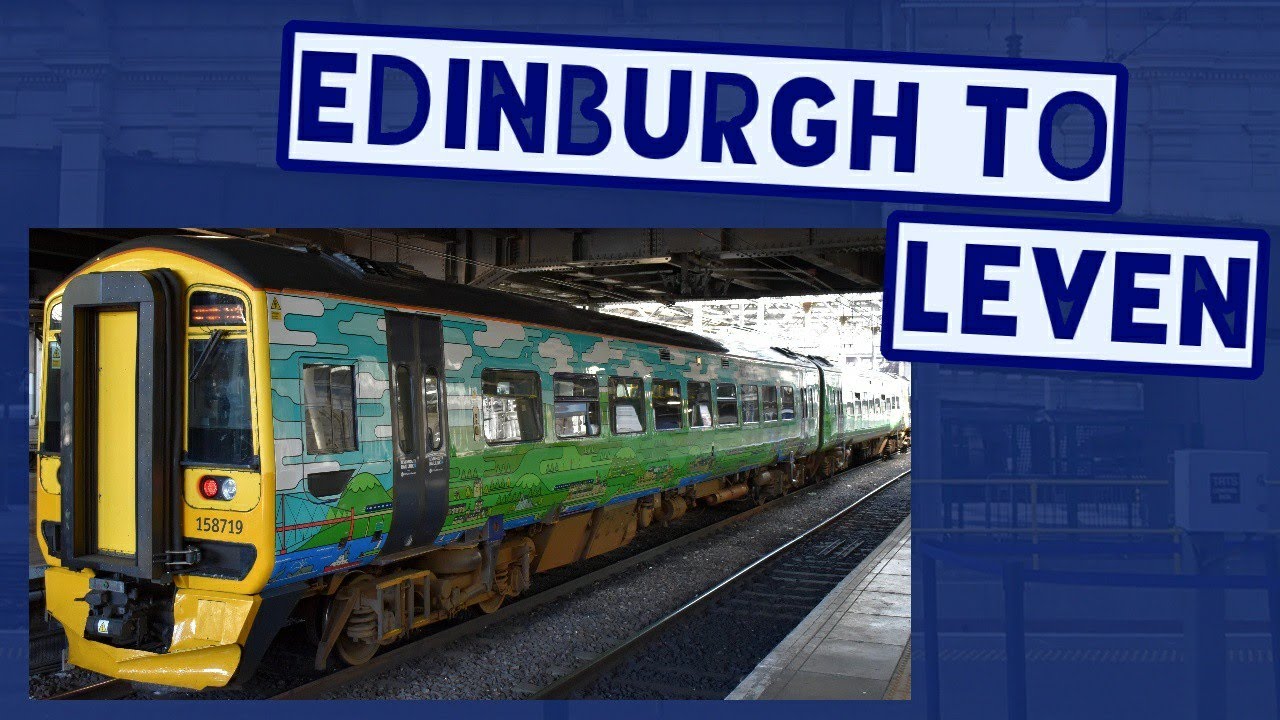 Edinburgh to Leven | FULL JOURNEY | ScotRail 158 Express Sprinter (via Kirkcaldy)