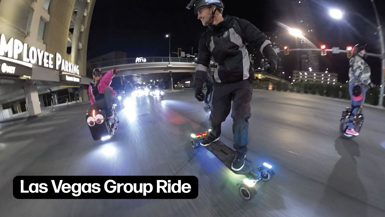 ESK8 CON 2023 Group Ride - Las Vegas Strip