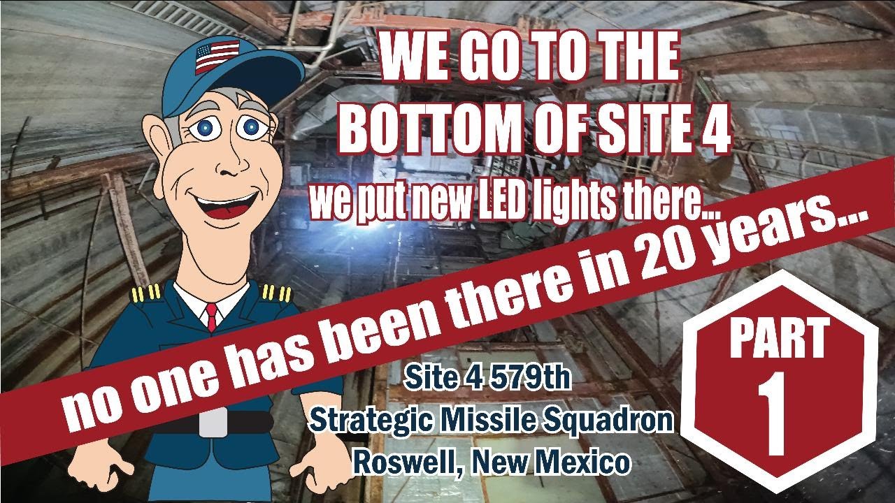 Roswell, New Mexico, USA, Cold War Relic Atlas F Missile Silo Base/Bunker...Video #4