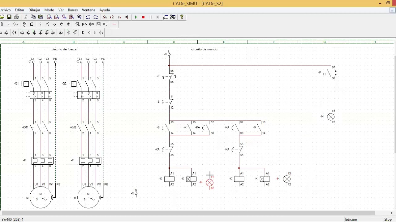 ARRANQUE TEMPORIZADO DE DOS MOTORES TRIFÁSICO
