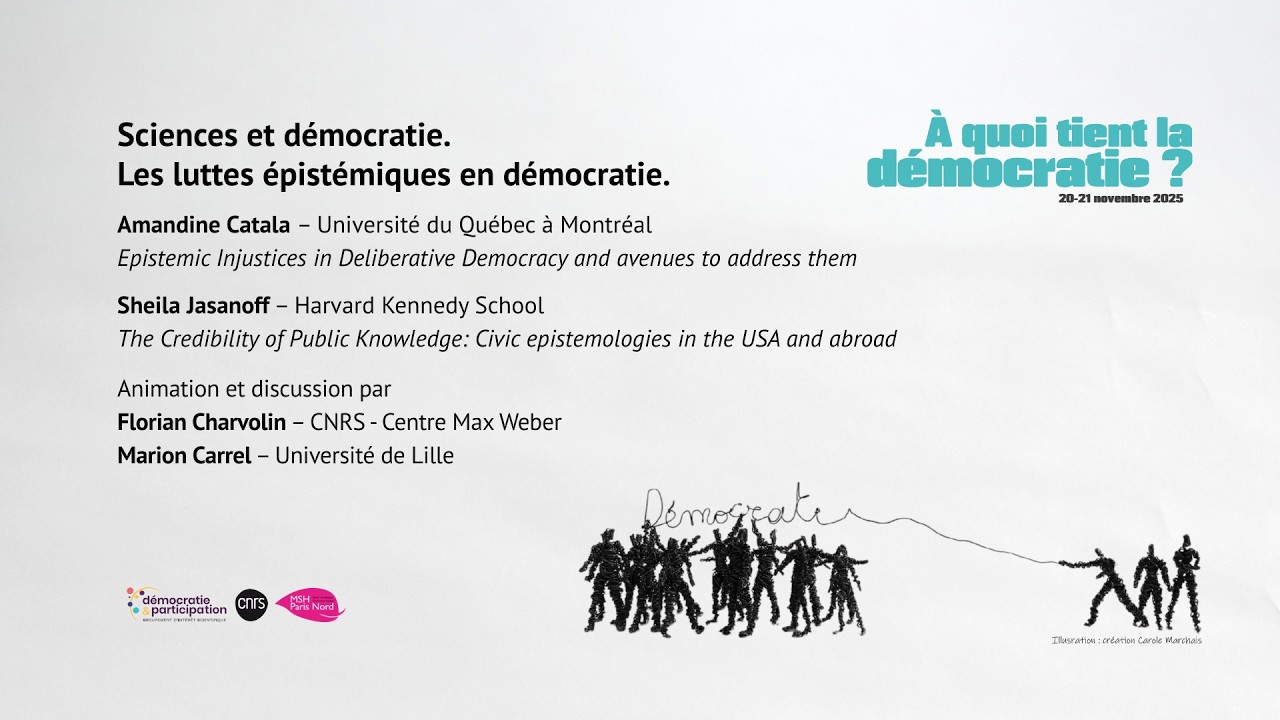 Sciences et démocratie. Les luttes épistémiques en démocratie - Colloque 2025