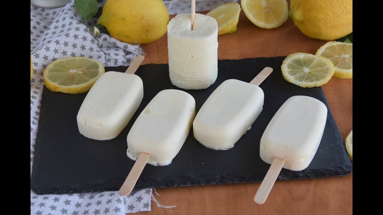 🍨 POLOS O HELADOS DE LIMÓN FÁCILES Y CREMOSOS 🍋