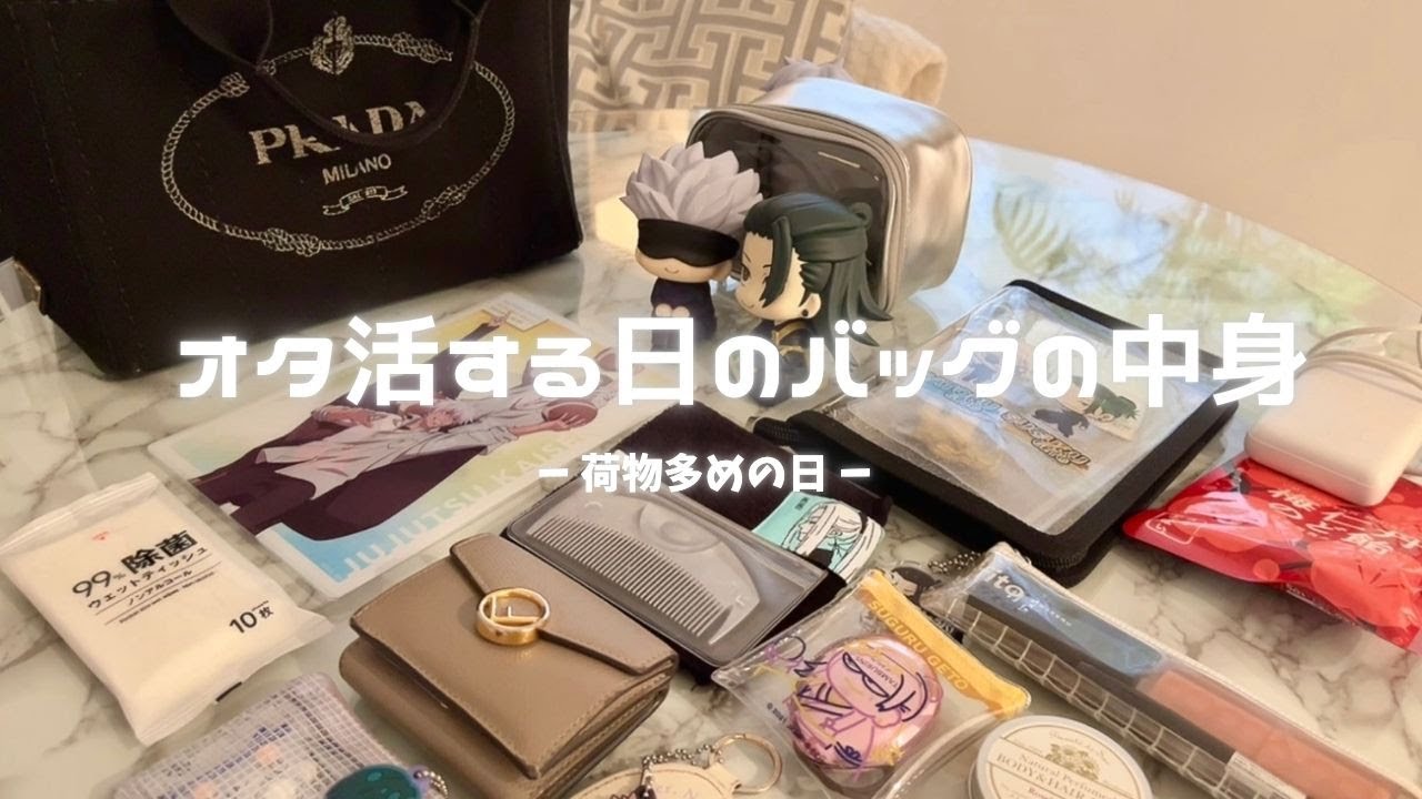 【what's in my bag?】オタ活バッグの中身紹介🕊️40代オタク女子🩵
