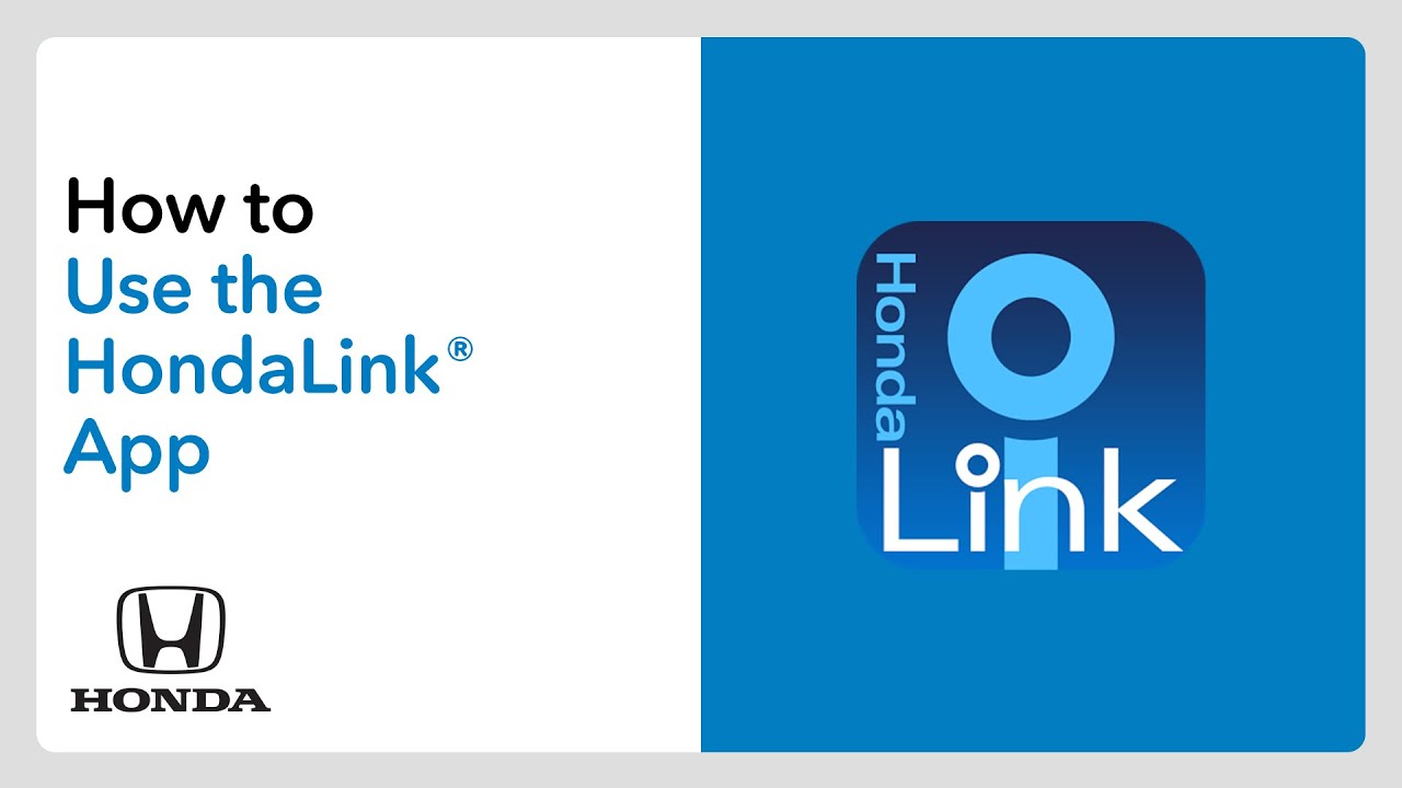 HondaLink App Overview