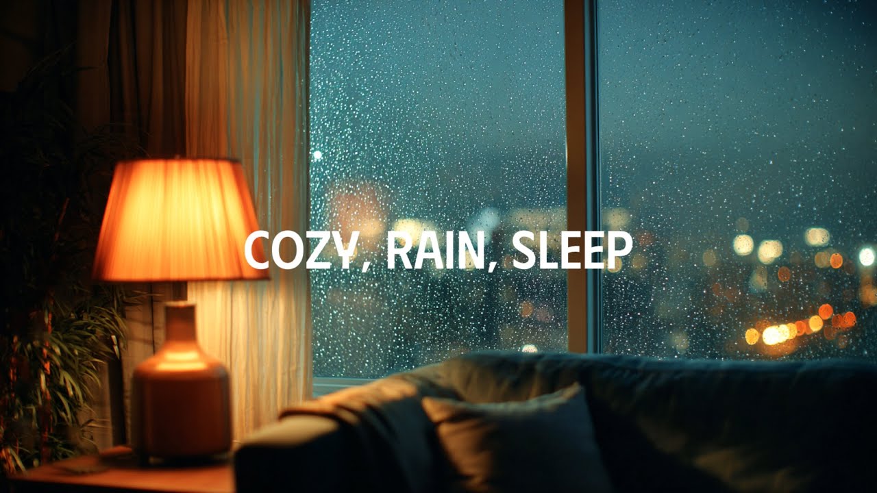 조용히 침대에 누워 듣는 빗소리☔| 수면 · 독서 · Rain ASMR for Sleep