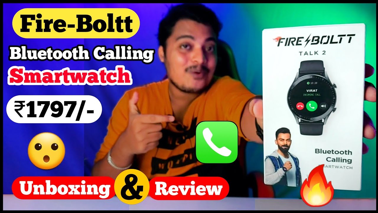 Fire-Boltt Talk 2 bluetooth calling smartwatch Unboxing & Review || Calling smartwatch under 2000🔥
