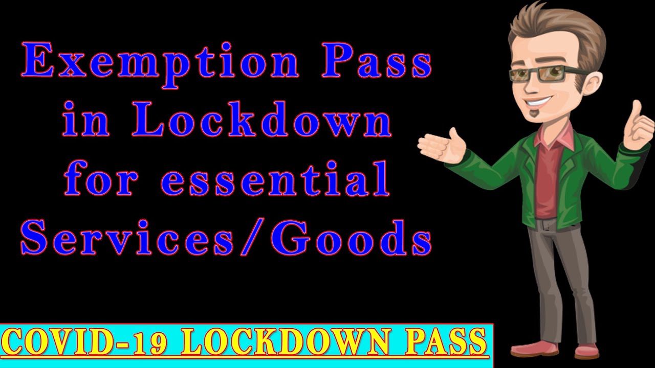 How to Get Exemption Pass / lOCKDOWN PASS in COVID-19 Lockkdown