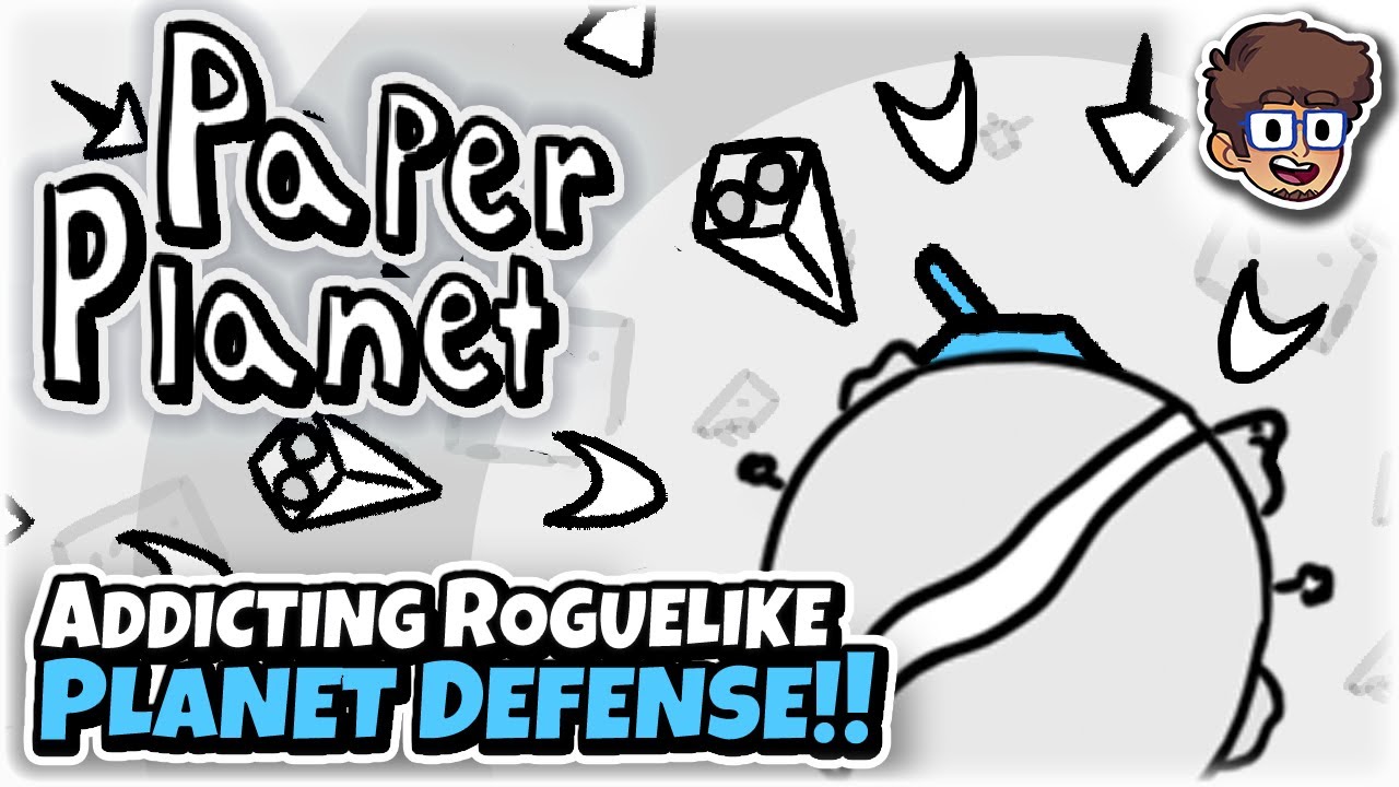 ADDICTING ACTION ROGUELIKE PLANET DEFENSE! | Let's Try: Paper Planet | Gameplay