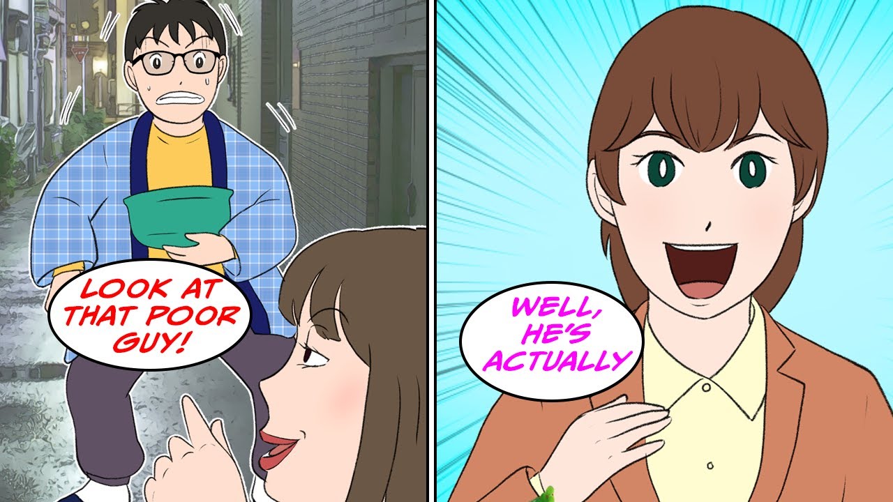 On the way to the bathhouse I ran into my jerk of a boss [Manga Dub]