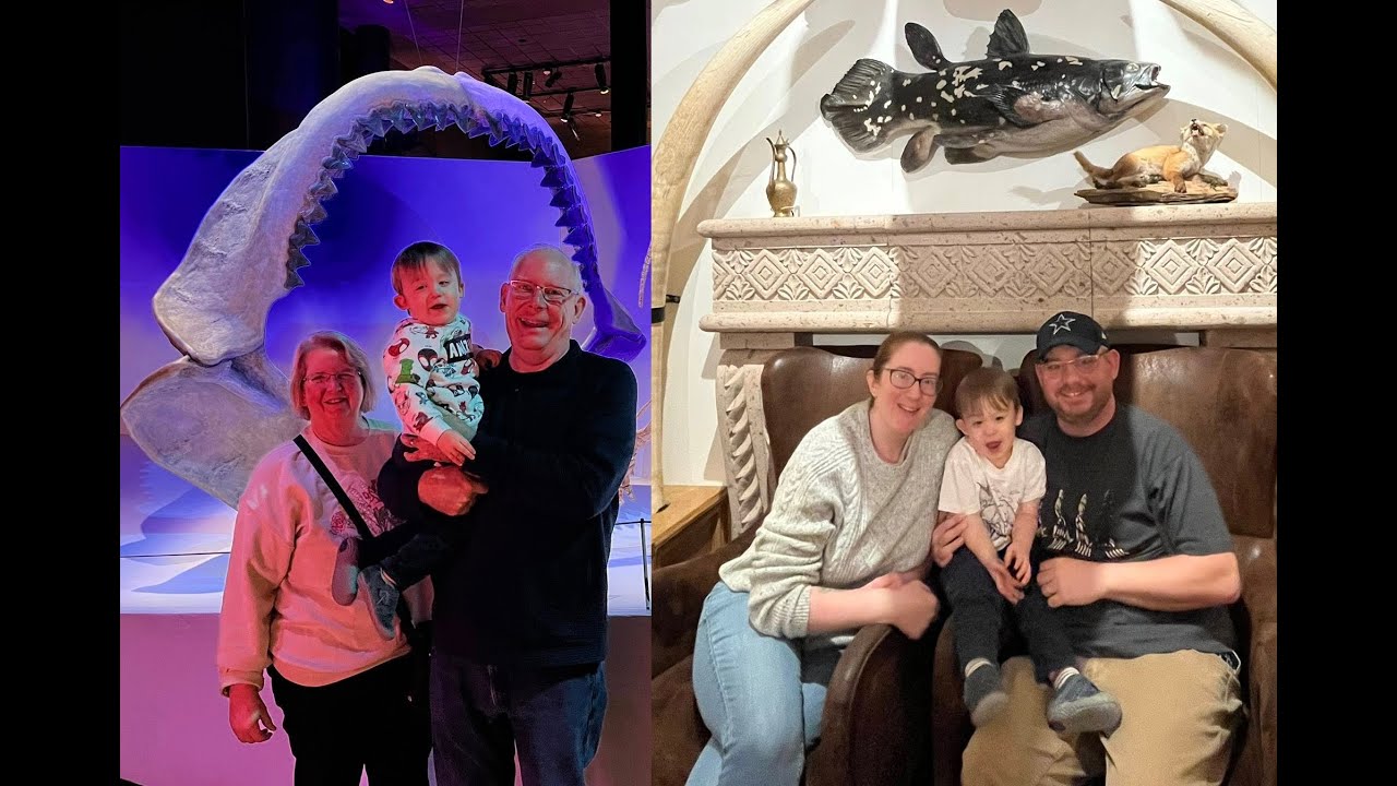 TRAINS, DINOSAURS, MUMMIES AND MORE! Houston Museum of Natural Science - Fun Day with Nana and Pops!