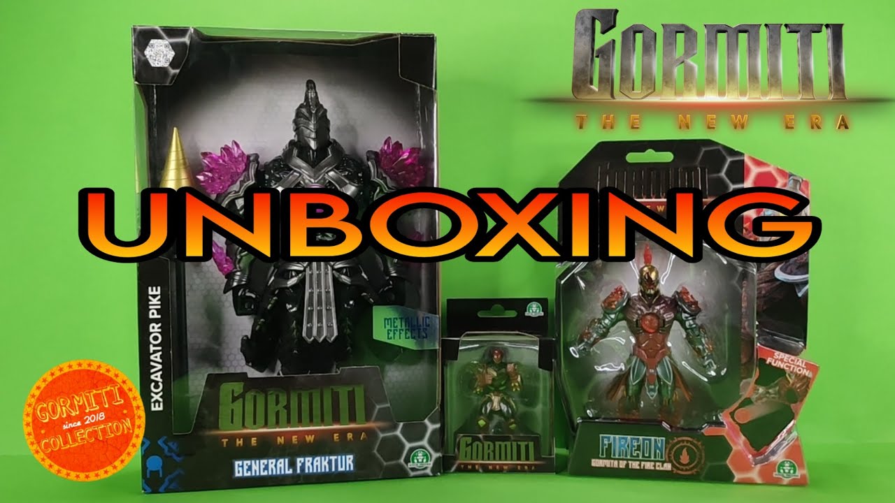 Unboxing Gormiti New Era Lord Fraktur Lord Fireon Lord Rockard Giochi Preziosi Rinbow 2024