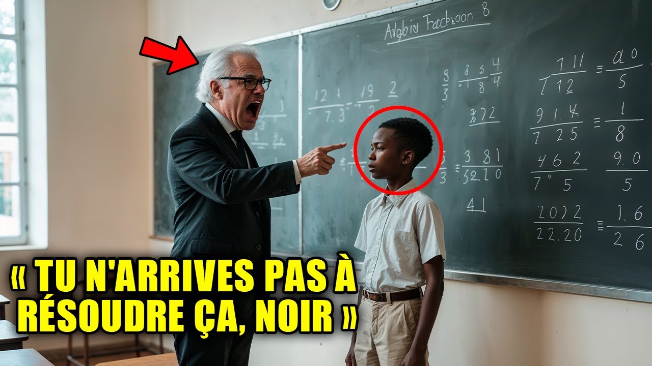 Un PROF De Harvard Bloqué Sur Une ÉQUATION IMPOSSIBLE… Alors Un Élève Noir De 12 ANS L’A RÉSOLUE !