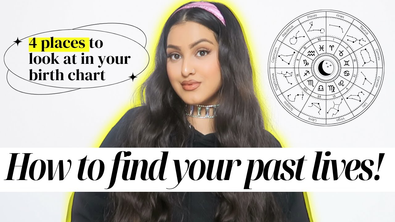 How to find past lives in your astrology birth chart ✨ 4 EASY PLACES TO LOOK AT