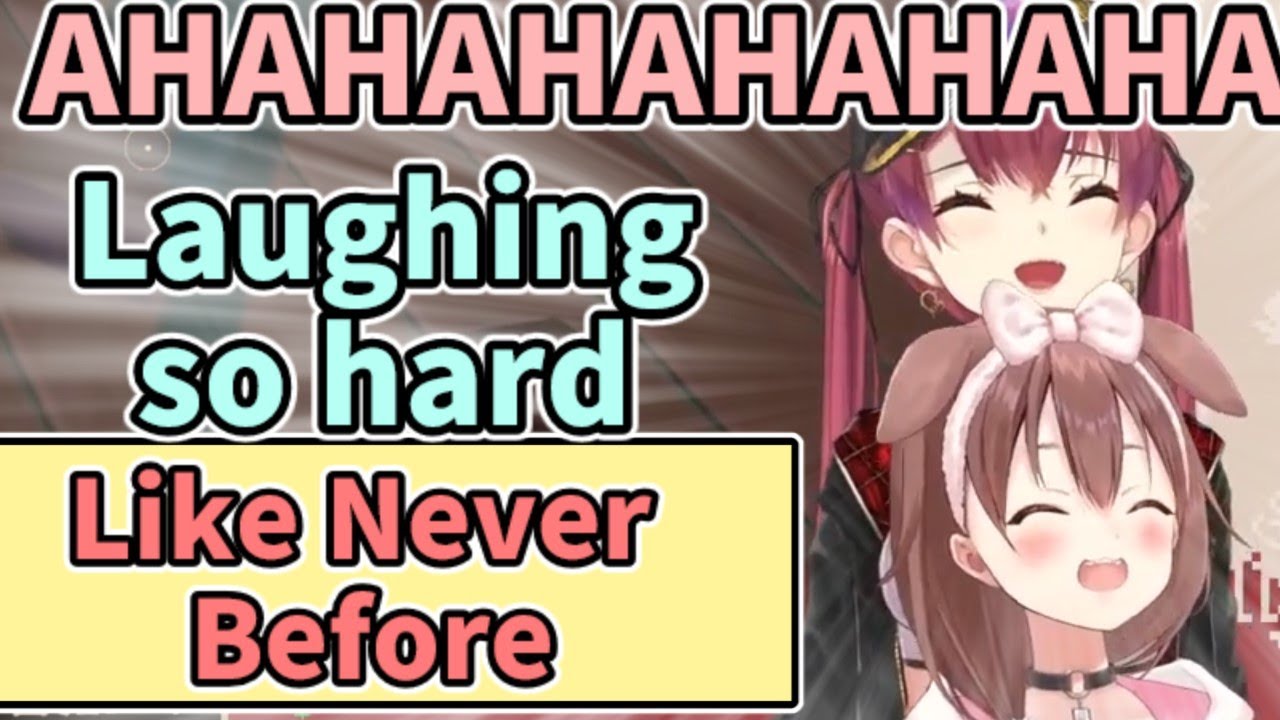 Houshou Marine and Inugami Korone laughing so hard like never before [ENG SUB] Hololive Raft