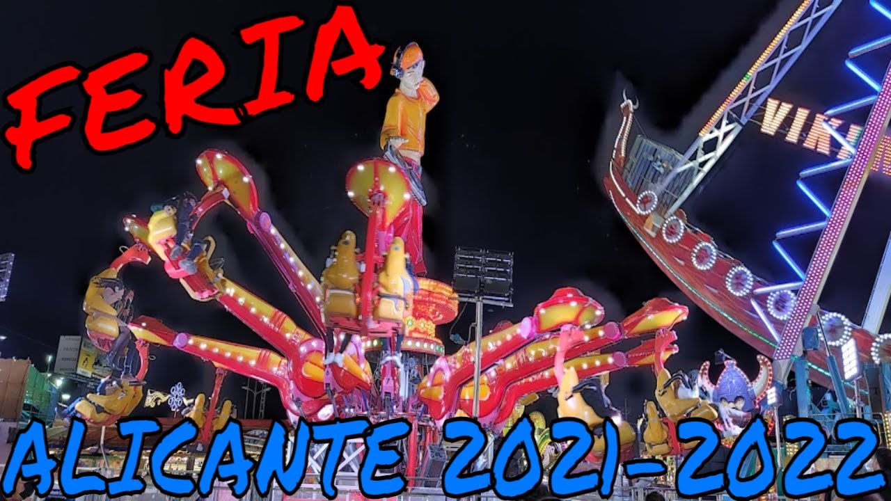 ¡Así es la FERIA DE NAVIDAD DE ALICANTE 2021 - 2022!