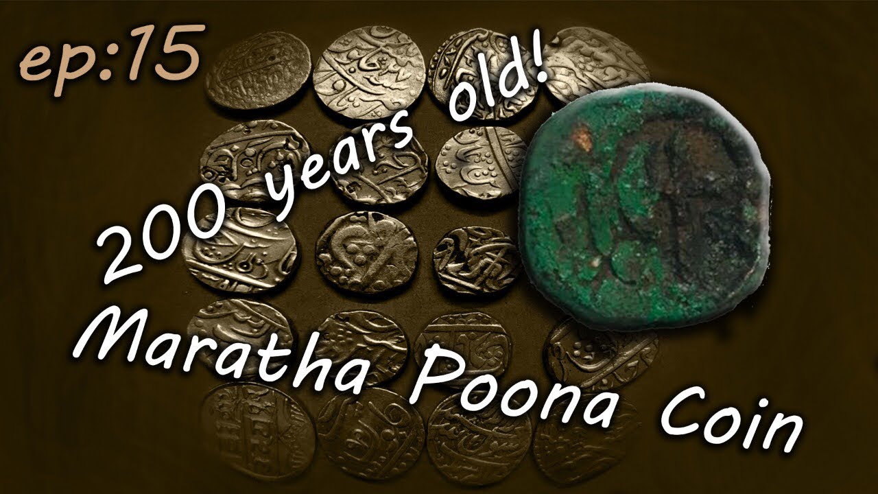 Ep 15. Maratha Empire Poona Rare  200 years old Axe Coin.