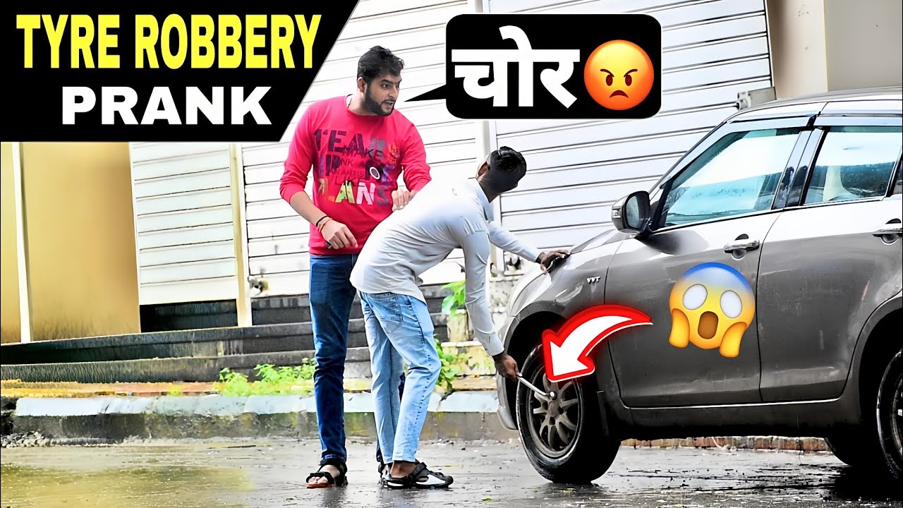 Tyer Robbery Prank 😂 | Prakash Peswani Prank | 