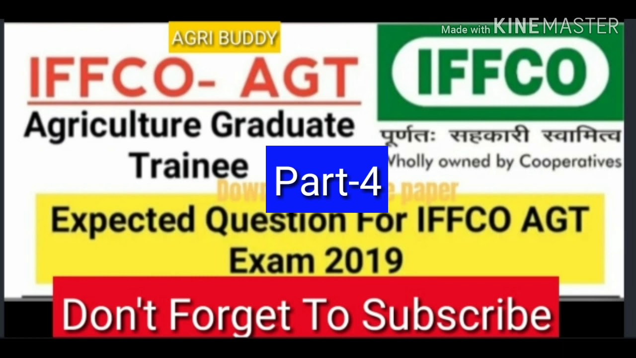 IFFCO AGT Part -4 #Iffcoexam